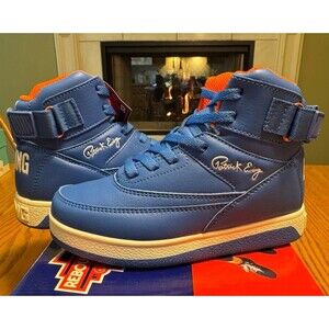 Patrick Ewing 33 Orion Strap Blue/Orange Knicks Colors PS Kids Size 2